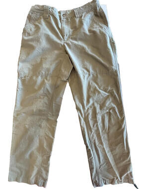 Columbia Light weight Pants Mens 34/32 Utility Hiking Walking Khaki